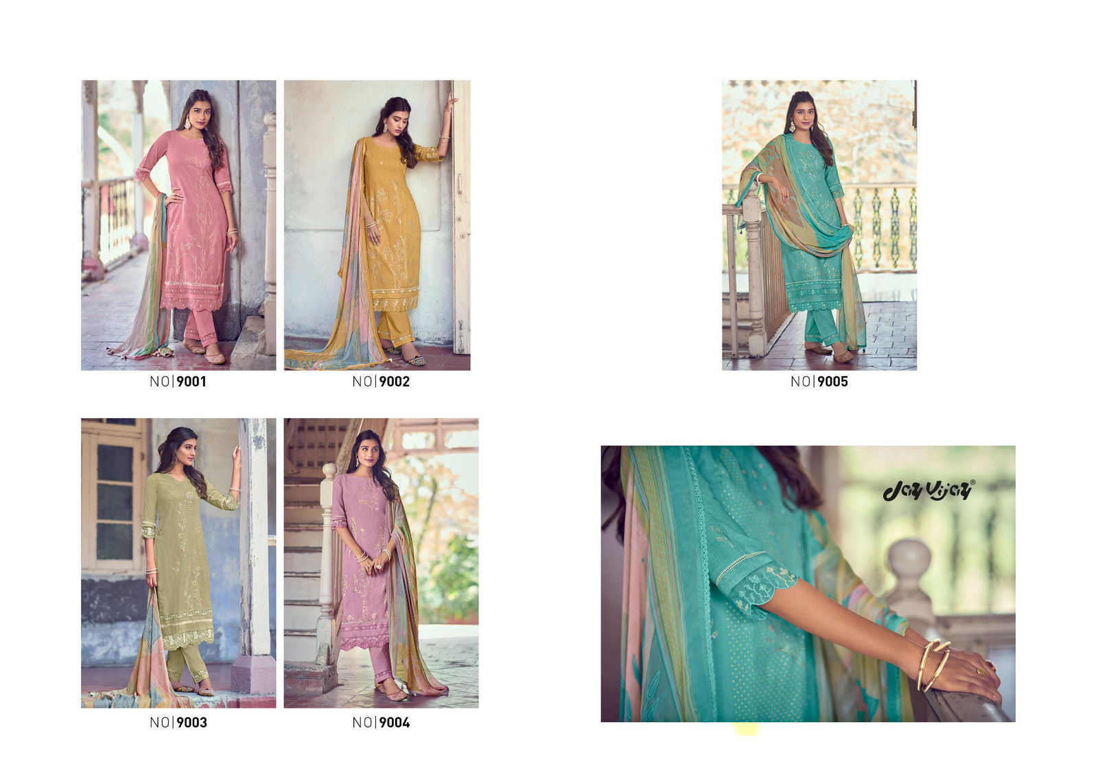 Basant By Jay Vijay Embroidery Linen Printed Designer Salwar Suits Wholesale Price In Surat